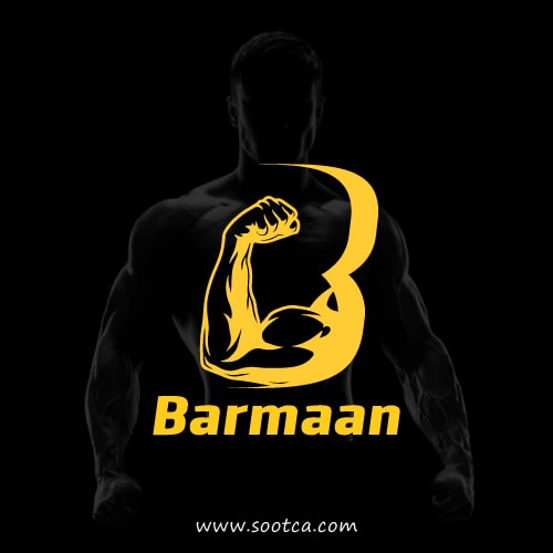 طراحی لوگوی باشگاه بدنسازی بارمان