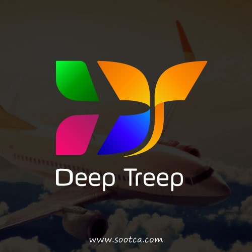 طراحی لوگو آژانس جهان گردی دیپ تریپ - آژانس خلاقیت سوتکا